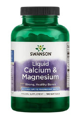 Swanson - Liquid Calcium & Magnesium - 100 Capsules